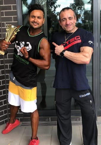 Akshay second place in the beech model toll competition in Melbourne