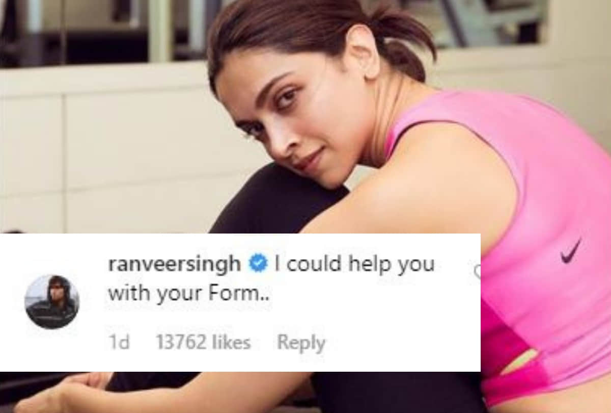 ranveer singh funny comment deepika padukone post