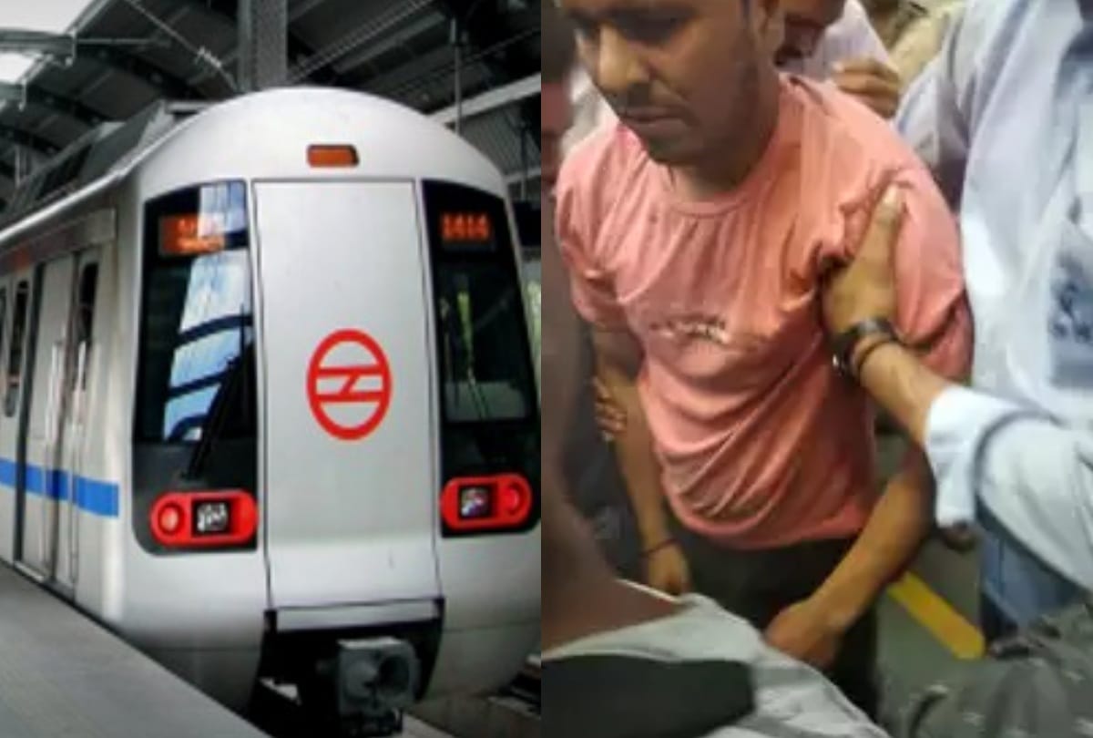 man jumps on blue line metro track at kaushambi metro station service delayed
