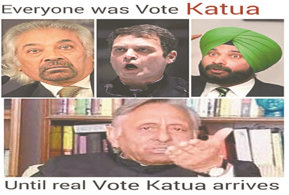 Public statements on social media after Mani Shankar Aiyar statement