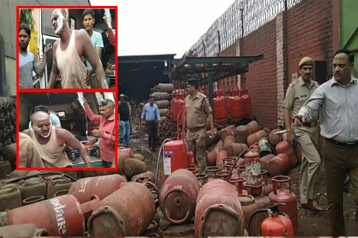 Several burnt in fire after a cylinder blast in Factory Muzaffarnagar