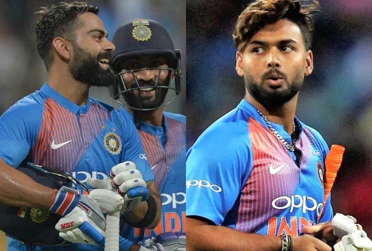 Virat Kohli reveals the reason about selecting dinesh karthik over rishabh pant for world cup 2019