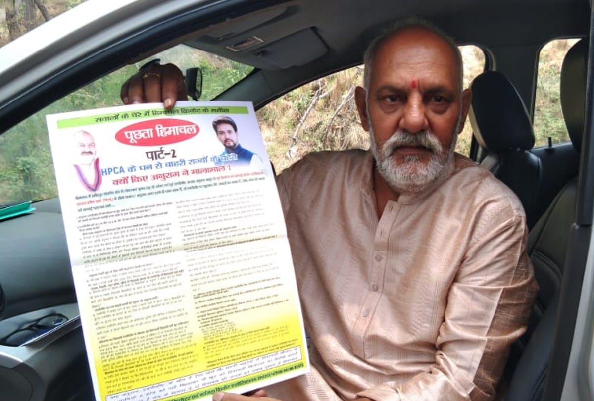 allegations on anurag thakur for irregularities in HPCA Dharamshala