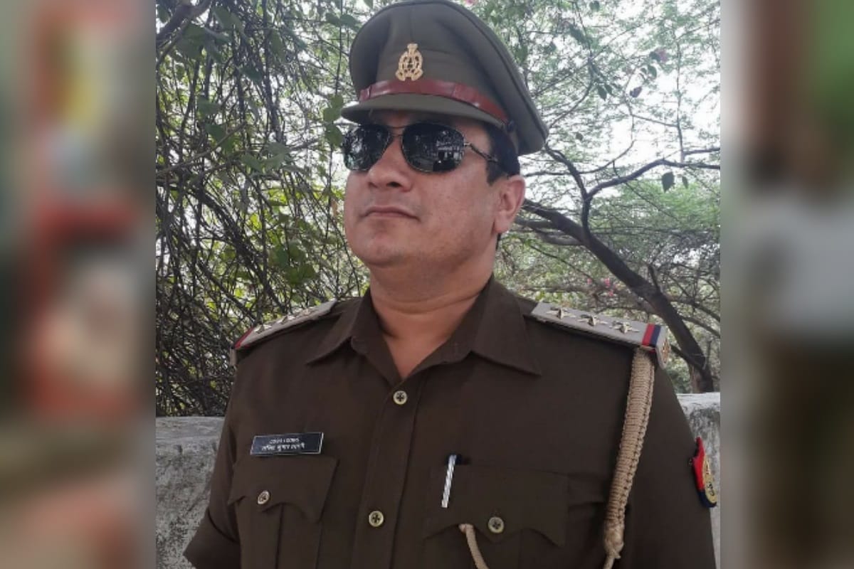 The accused inspector Lalit Tyagi had committed many crime of loot and now he is locked in the jail