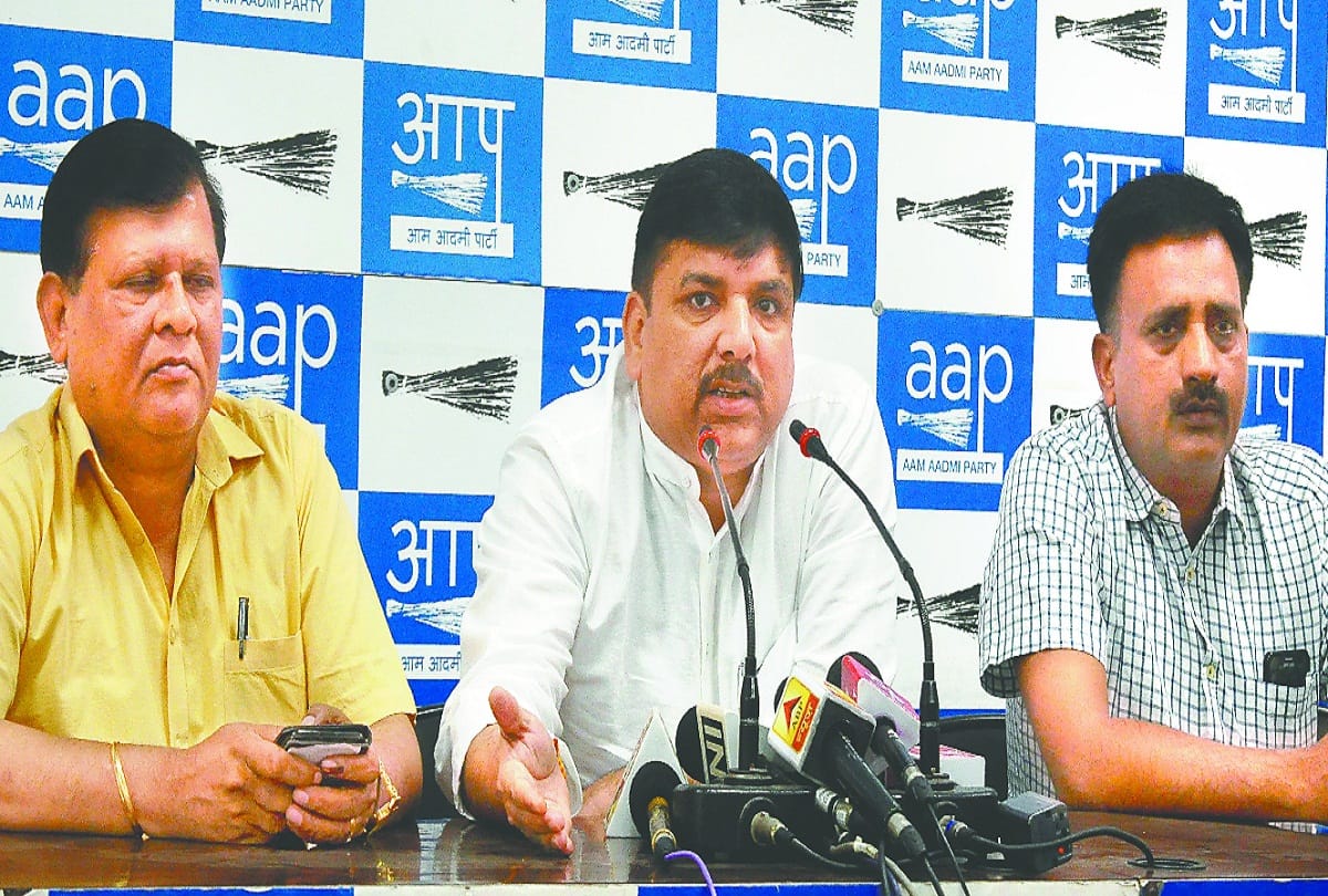 Eve teasing case in Motinagar, AAP MP sanjay singh blame on central Govt. for Women Security