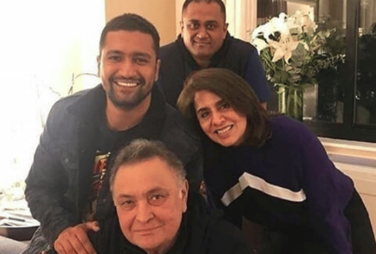 vicky kaushal met rishi kapoor in new york after deepika padukone