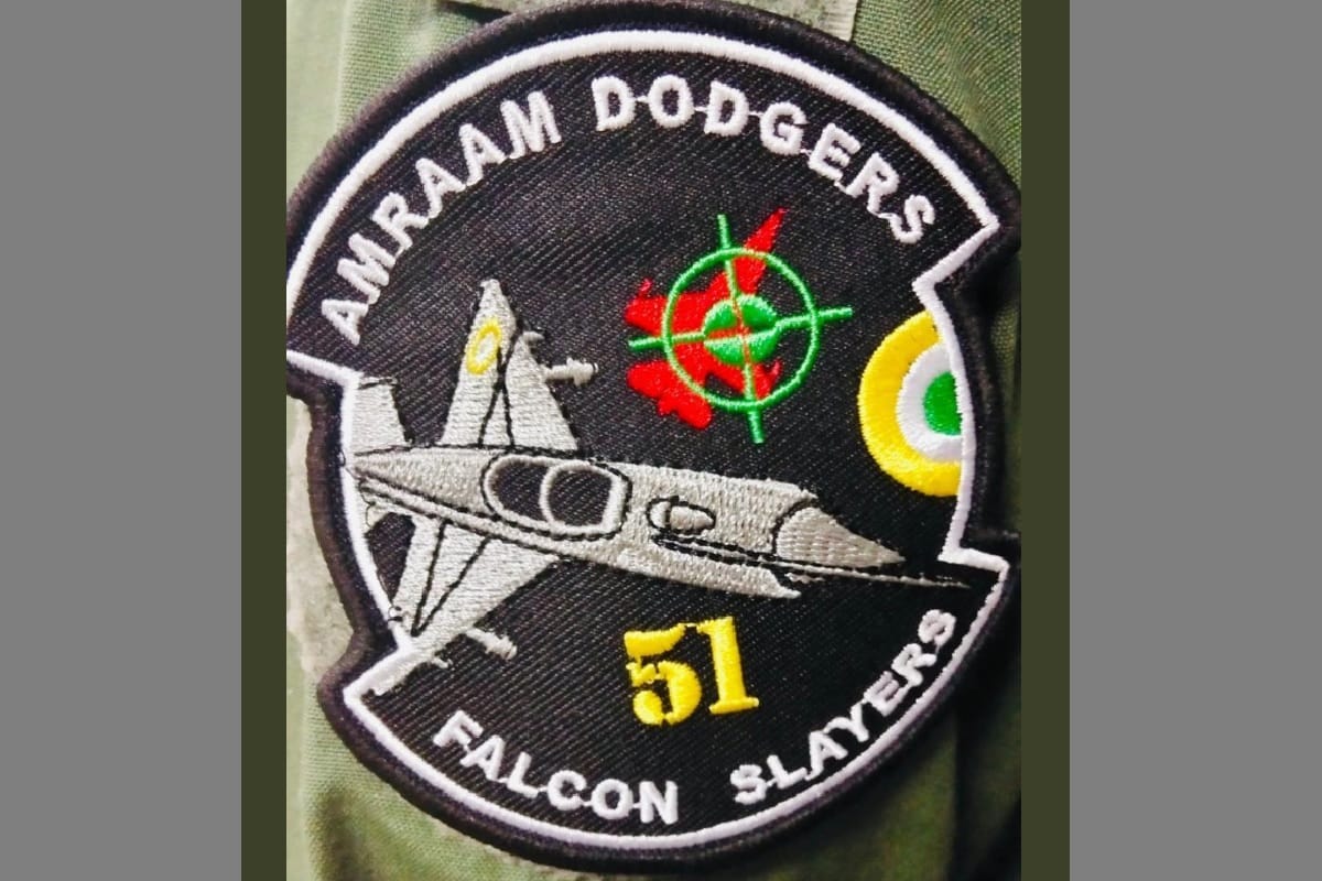 Abhinandan Varthaman unit is using new patch Falcon Slayer AMRAAM dodgers for striking down Pak F-16