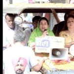 हेमा मालिनी का रोड शो