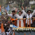पटना साहिब में राहुल गांधी का रोड शो