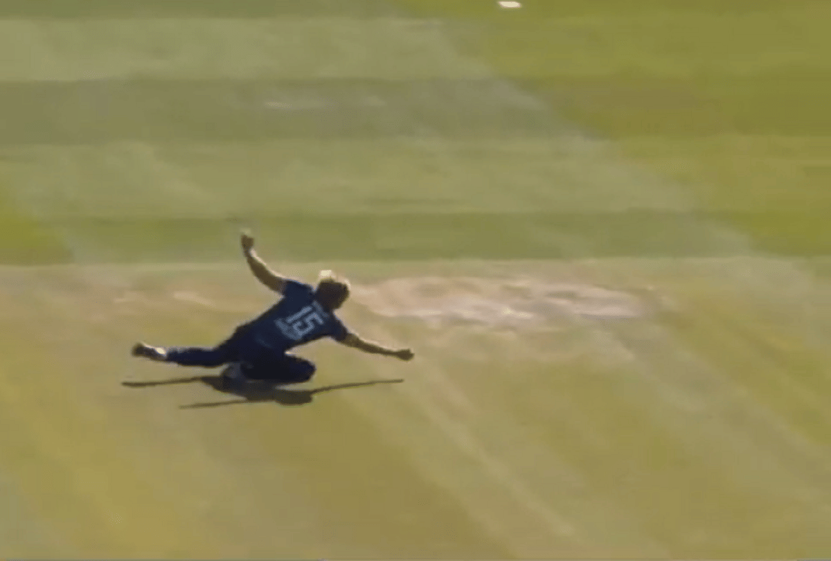 england David willey takes brilliant running catch to remove shaheen afridi in third one day match