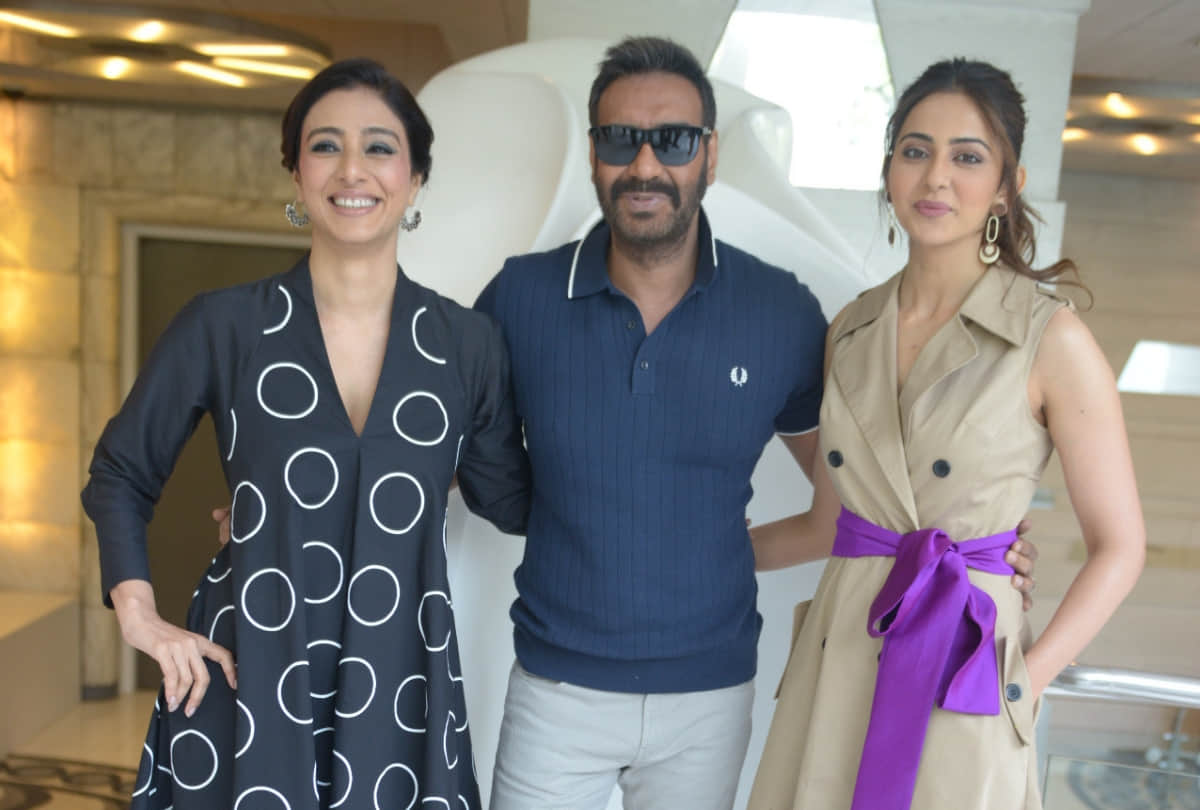 ajay devgn tabu rakul preet singh promote de de pyar de