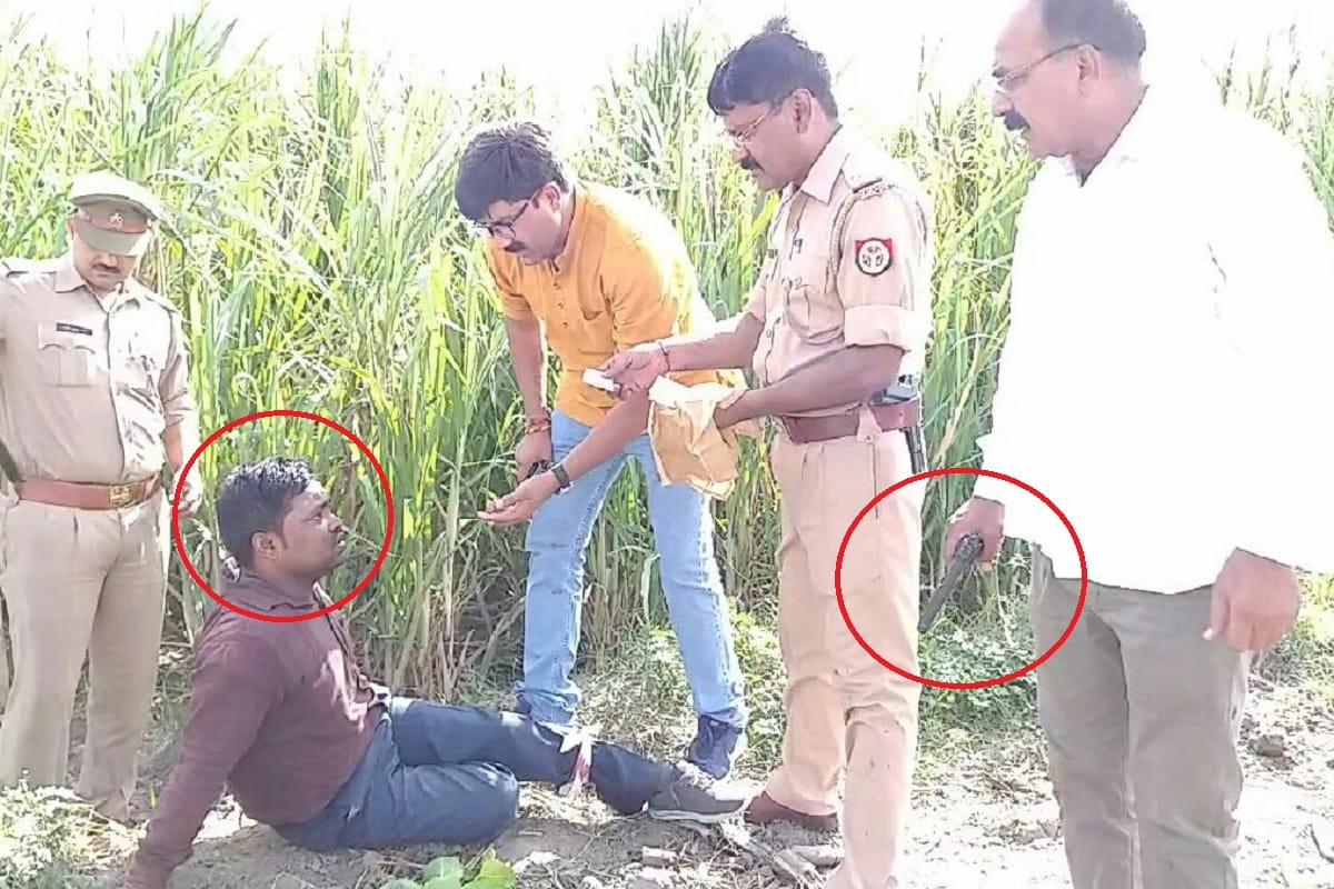 One crook arrested in police encounter after loot from a farmer in Muzaffarnagar