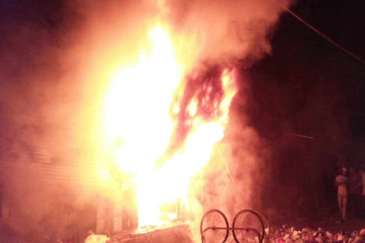 Fire in Dairy Farm at Rewari of Karnal, 24 Animals Died