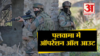 3 TERRORIST GUNDOWN DURING AN ENCOUNTER IN PULWAMA OF KASHMIR