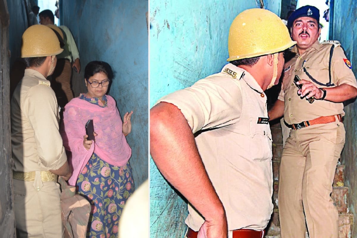 Meerut police sealed several houses in kabadi bazar, Red light area