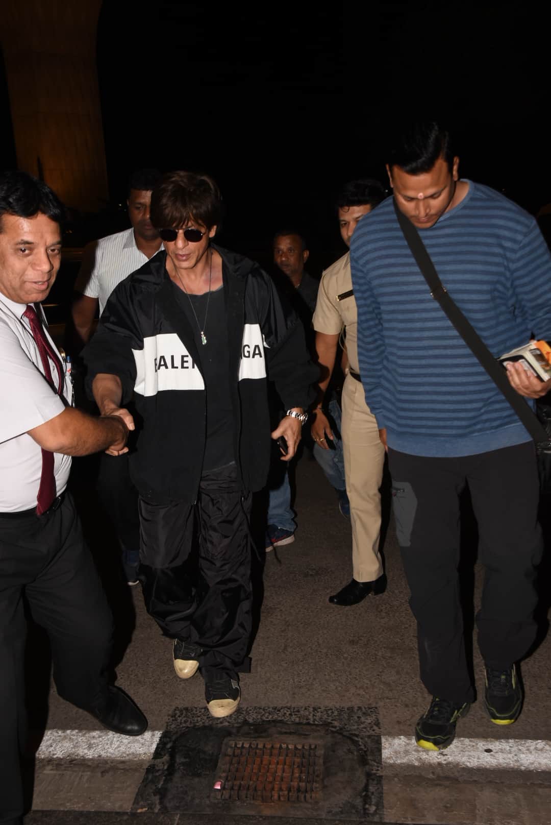 shahrukh khan met David LetterMan in New York