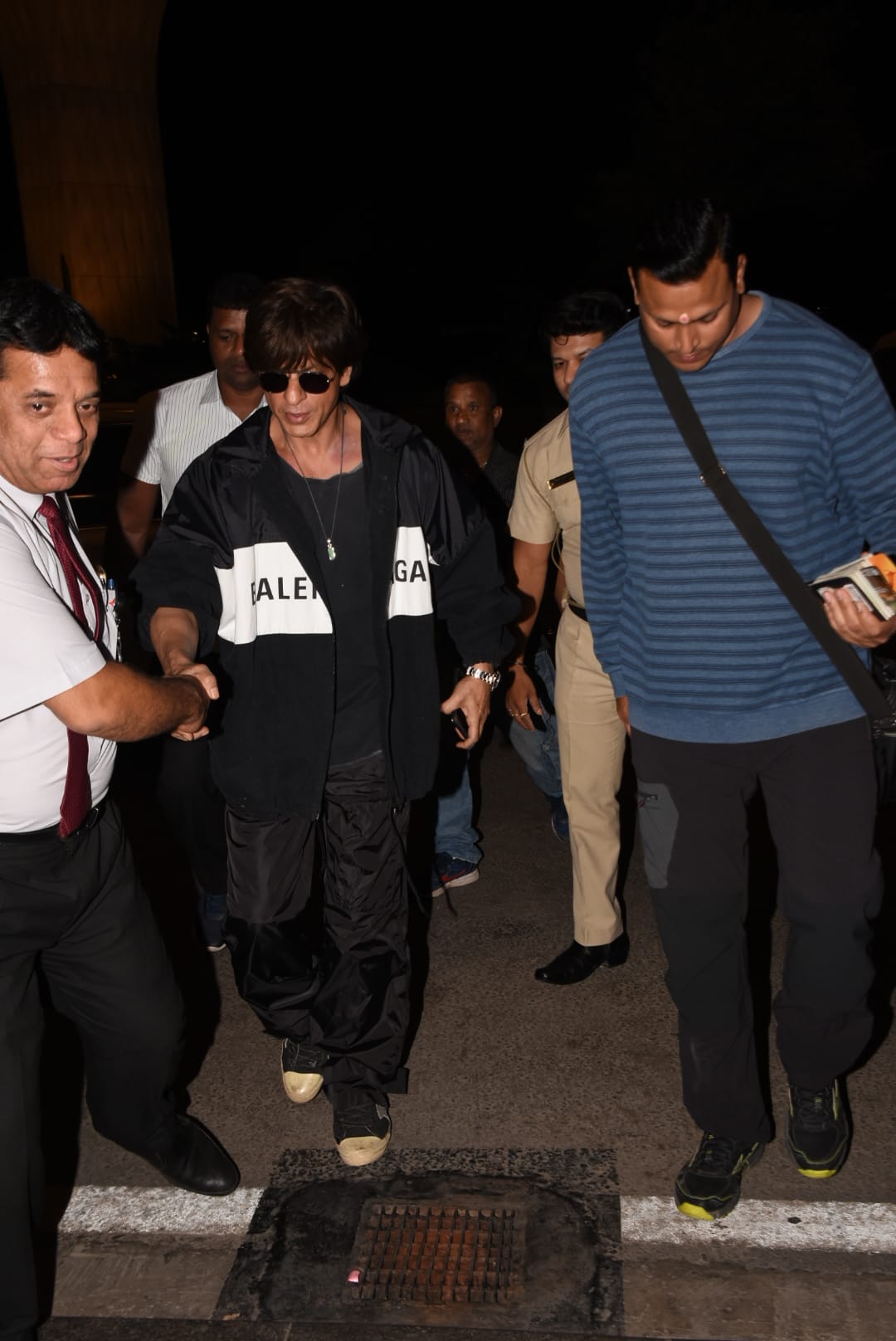 shahrukh khan met David LetterMan in New York