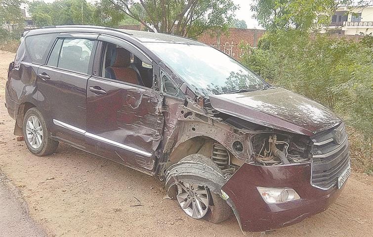 SP leader in the accident survived