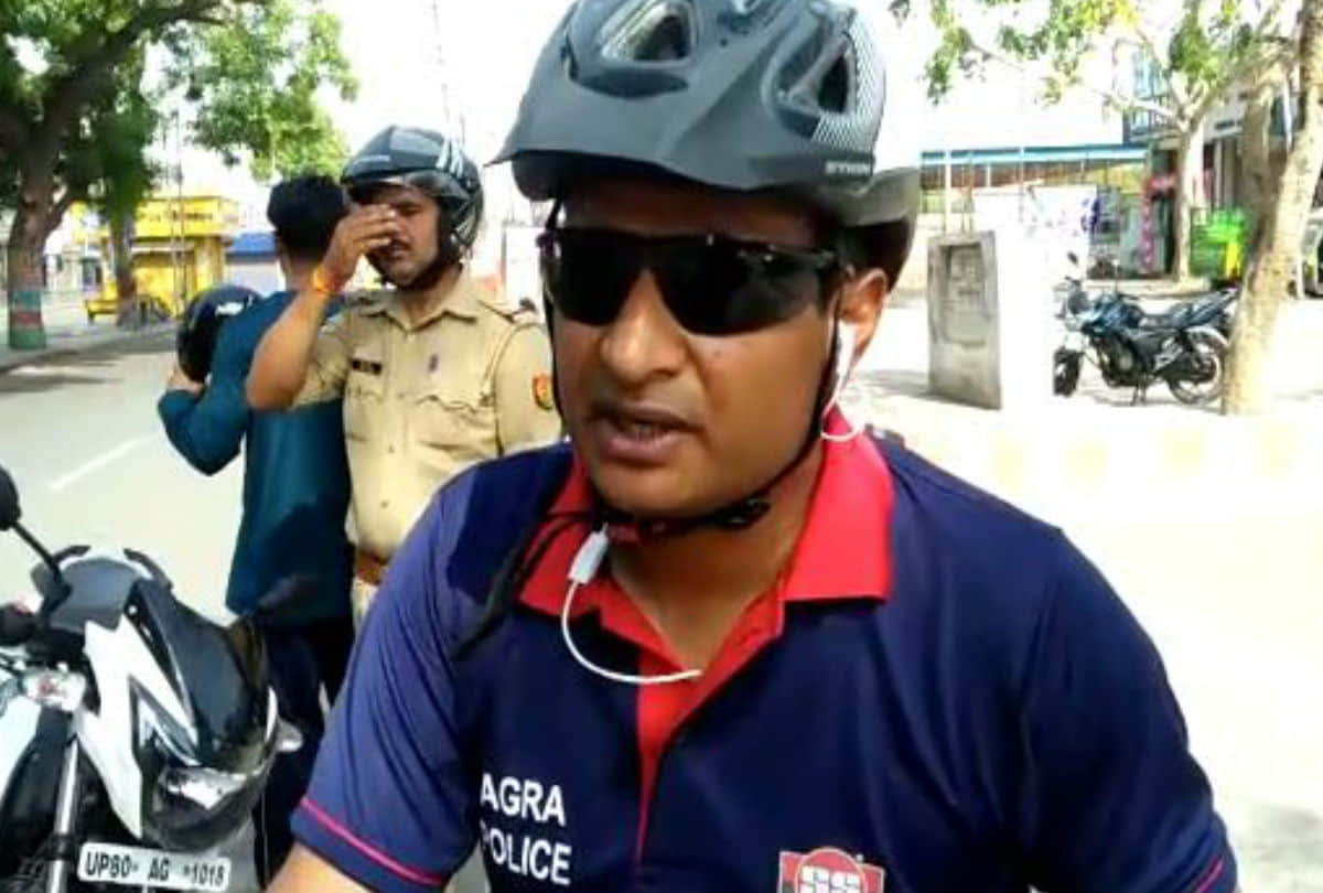 SSP amit pathak sudden Inspection of burning garbage spot by cycle