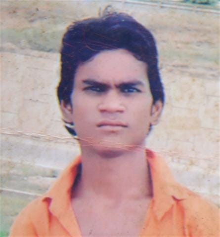 The young man drank acid after returning from his wife's maid