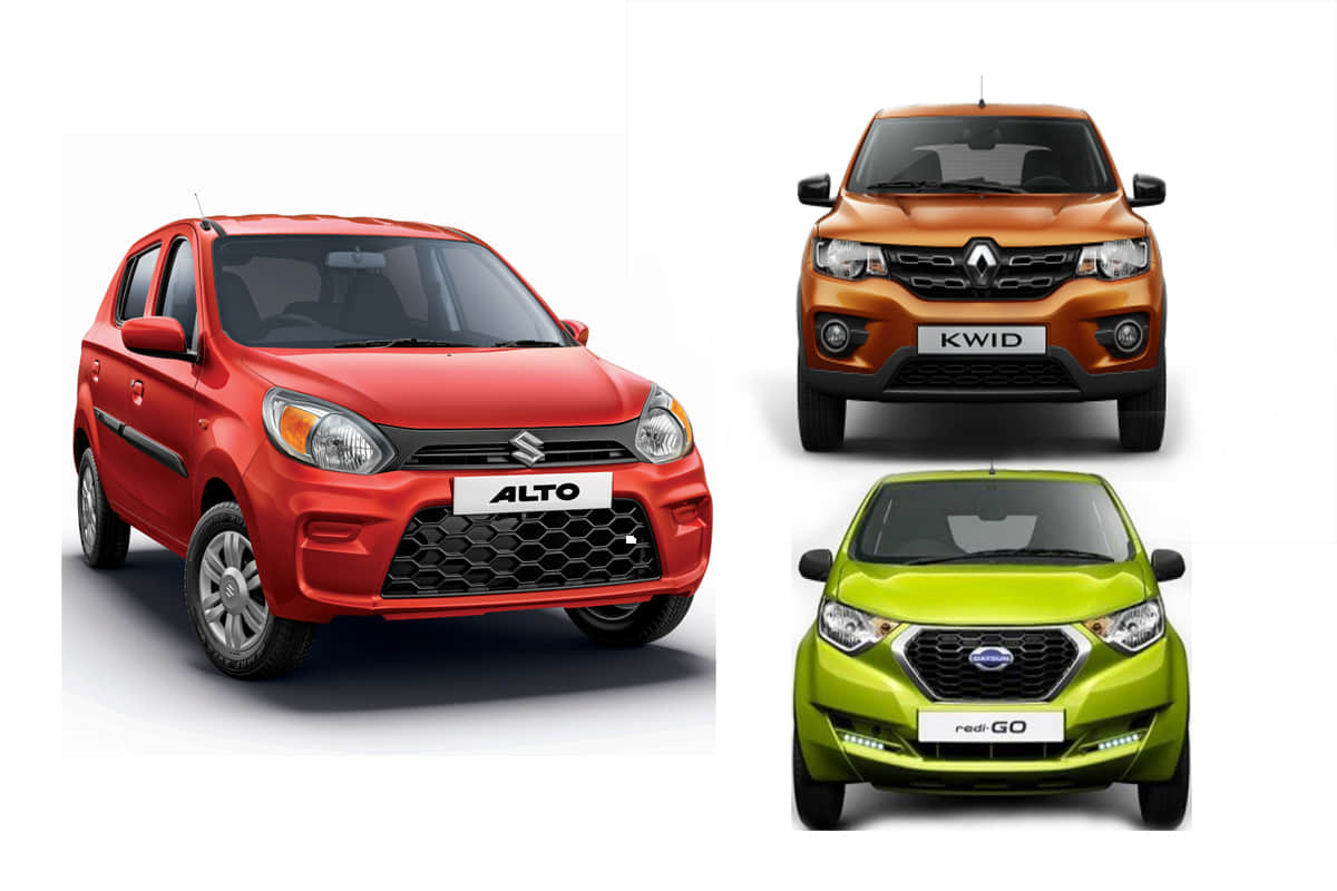 Maruti Suzuki Alto vs Renault Kwid Vs Datsun Redigo best small car in india