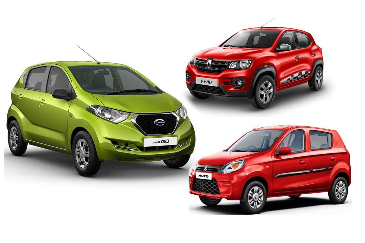 Maruti Suzuki Alto vs Renault Kwid Vs Datsun Redigo best small car in india