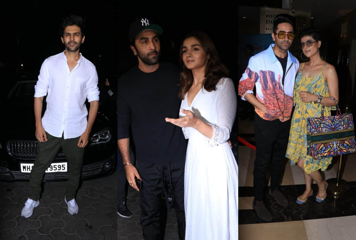 De De Pyaar De screening alia bhatt ranbir kapoor ayushmann khurrana and many stars reached