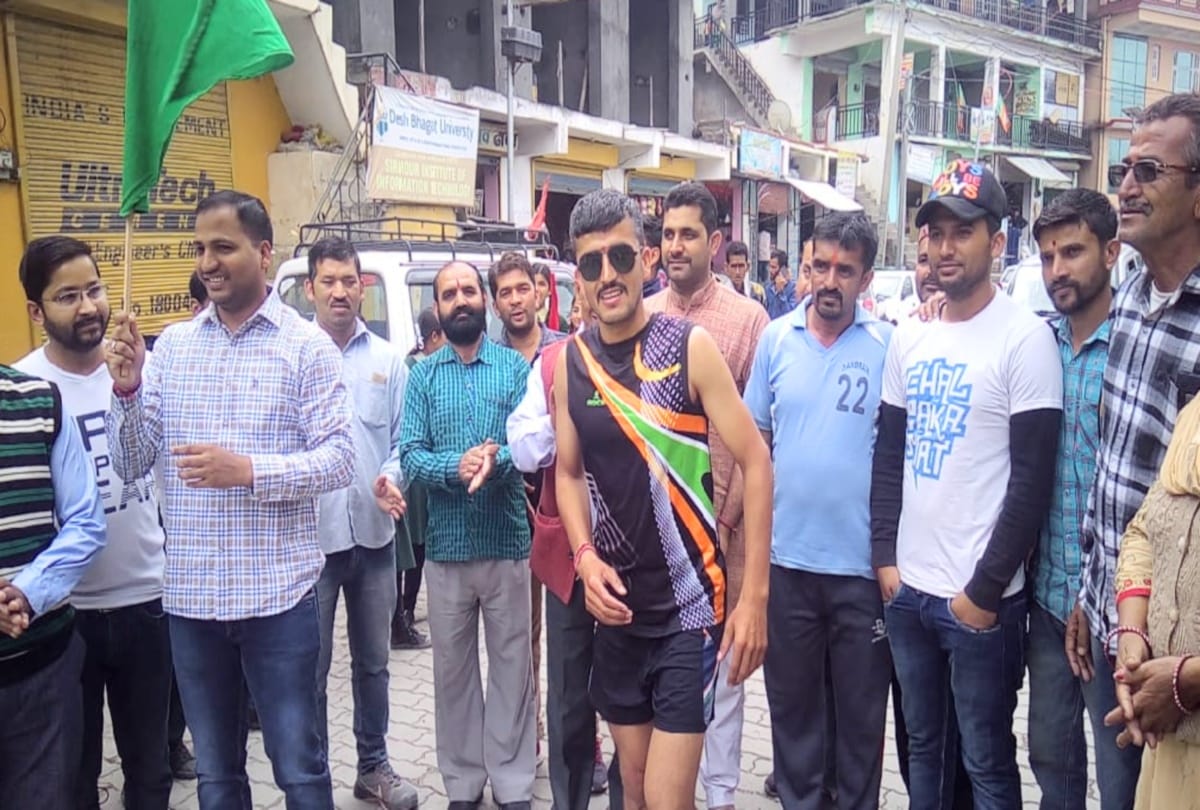divyang Virender run  to save the 14 year old girl in sirmour