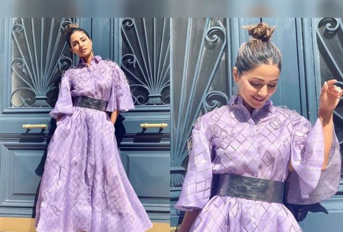 Cannes 2019: Hina Khan looks classy in this lavender maxi dress