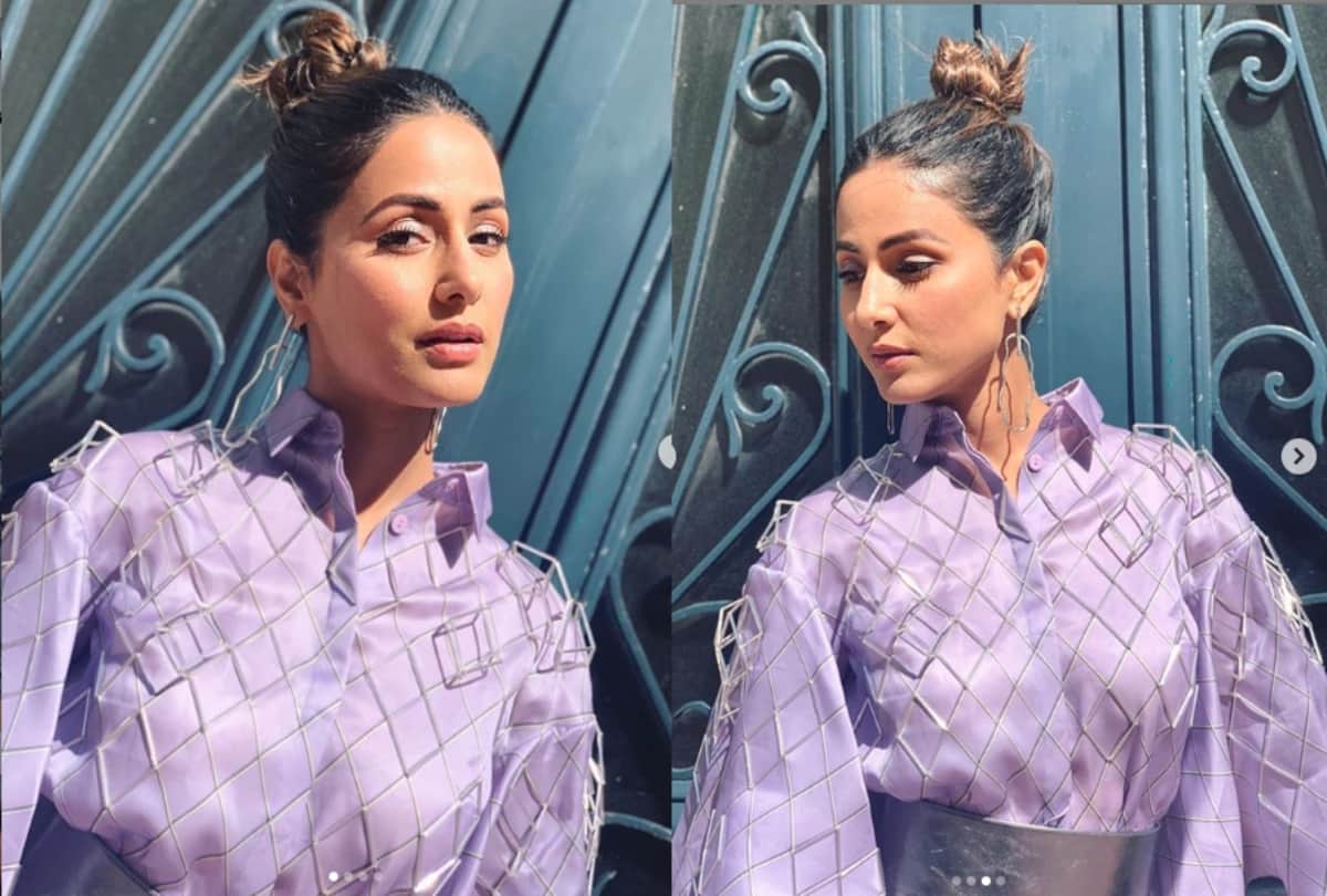 Cannes 2019: Hina Khan looks classy in this lavender maxi dress