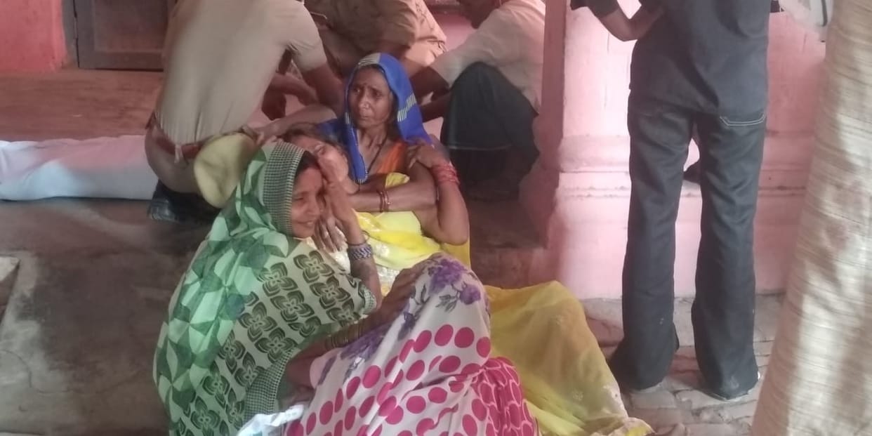 Father and son beaten with laathi till death in land dispute