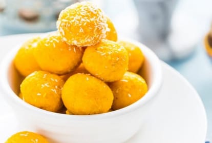 easy and simple mango laddoo recipe