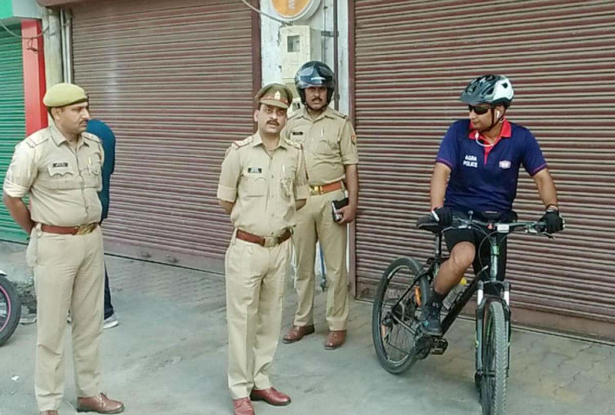 SSP amit pathak sudden Inspection of burning garbage spot by cycle