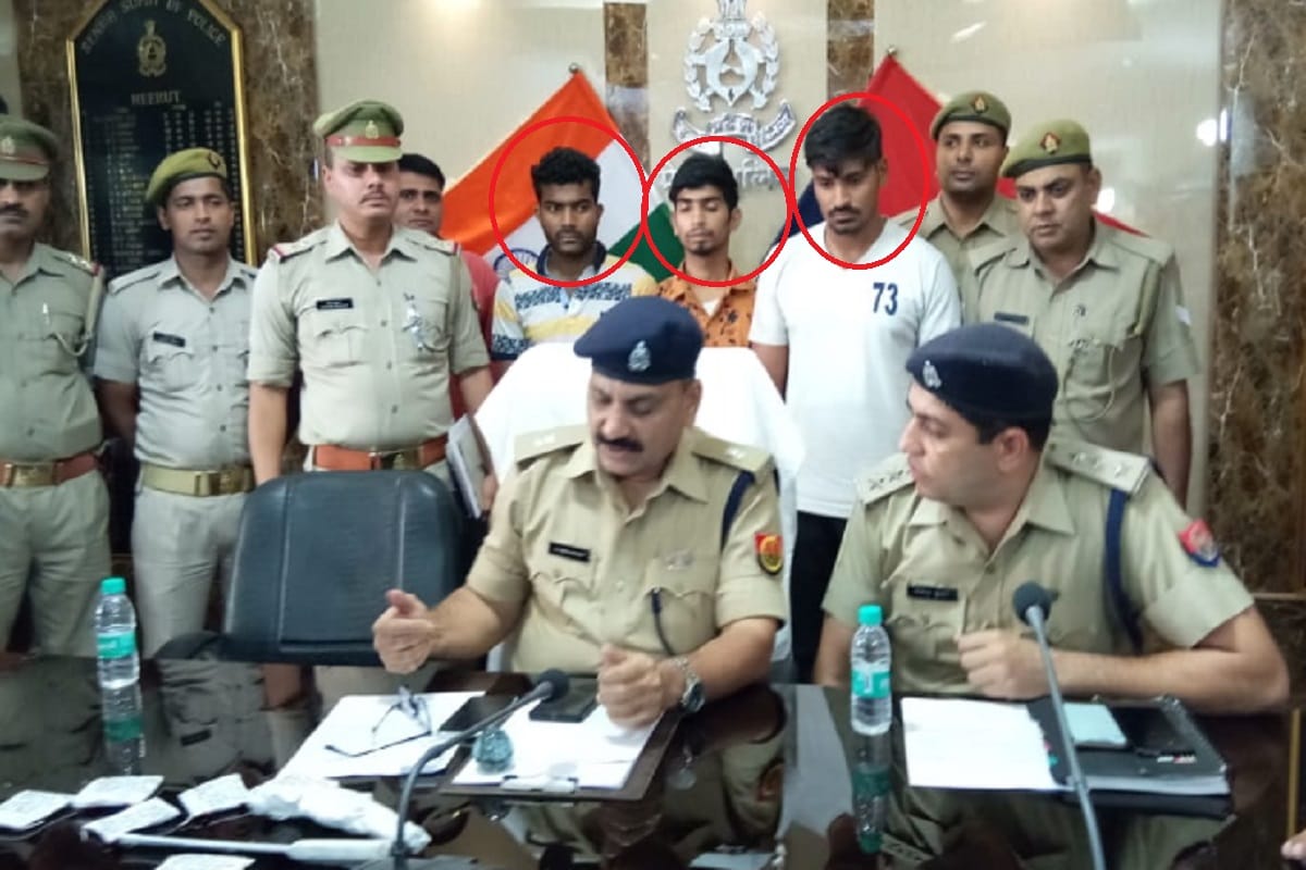 Meerut police arrested three members of D-112 gang