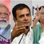 नरेंद्र मोदी-राहुल गांधी-ममता बनर्जी