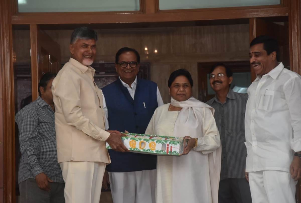 lok sabha election 2019 : chandra babu naidu bring special gift for mayawati