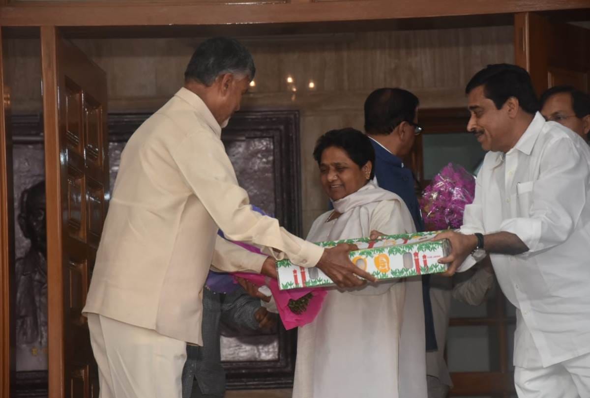 lok sabha election 2019 : chandra babu naidu bring special gift for mayawati