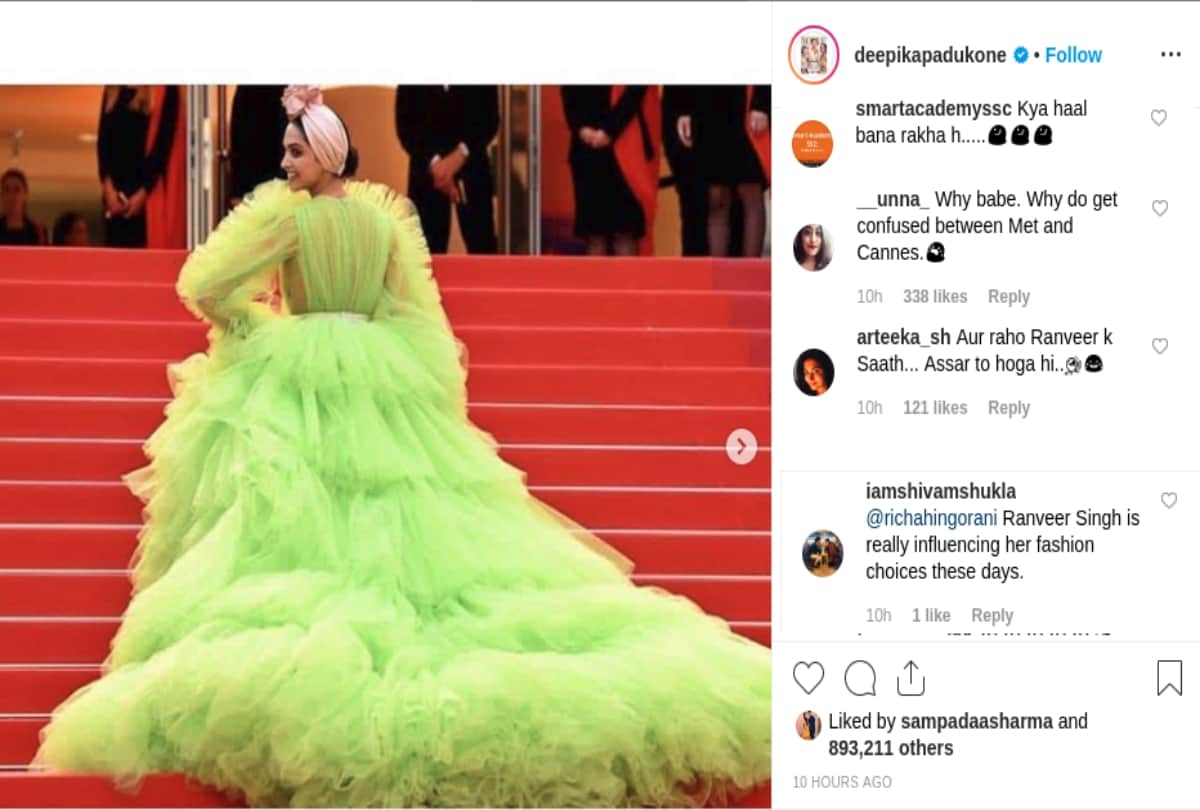 Cannes 2019: Deepika Padukone brutally trolled for her neon green ensemble