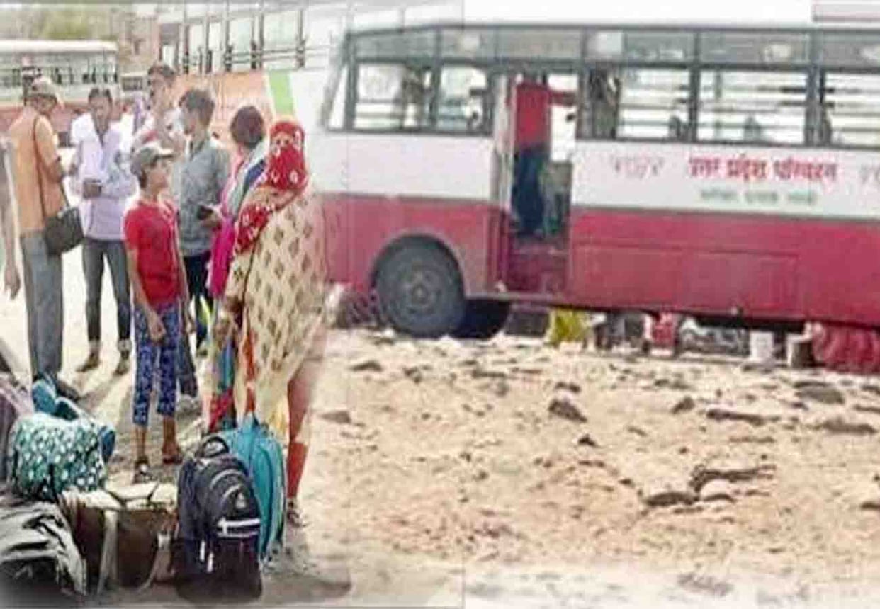 biggest bus stand in UP is in Bad condition
