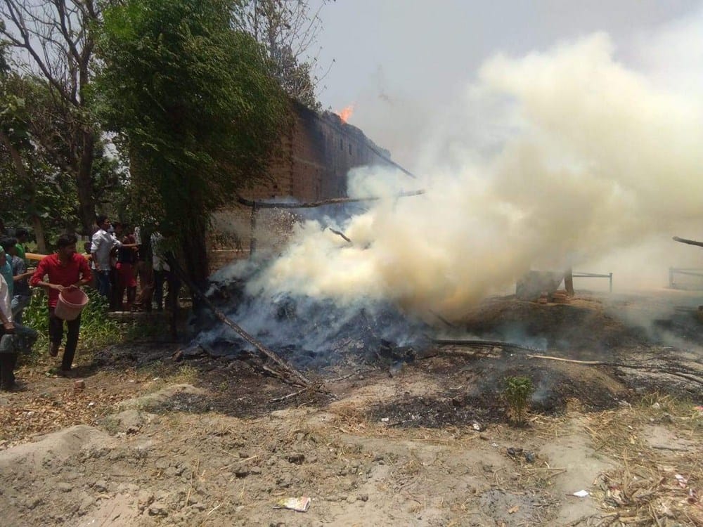 fire in ahirauli