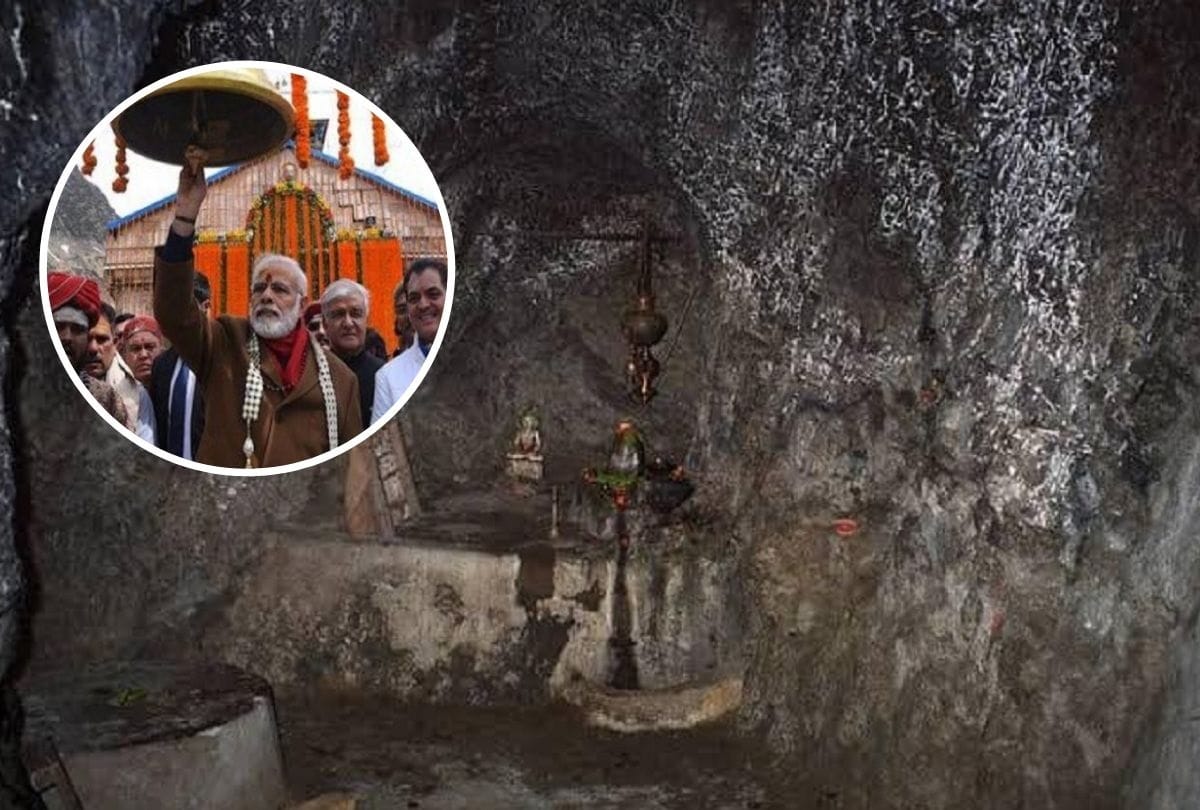 history of caves in india pm modi visit to Kedarnath dham Temple