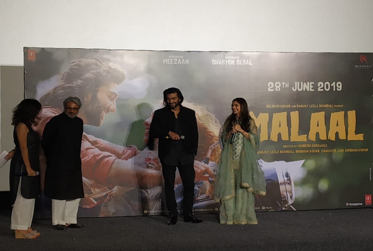 Sanjay Leela Bhansali new film Malaal trailer out Mizaan and Sharmin Sehgal will debut with this