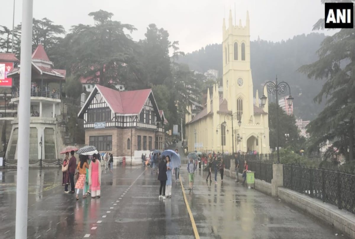 fresh rainfall recorded in shimla and other parst of himachal