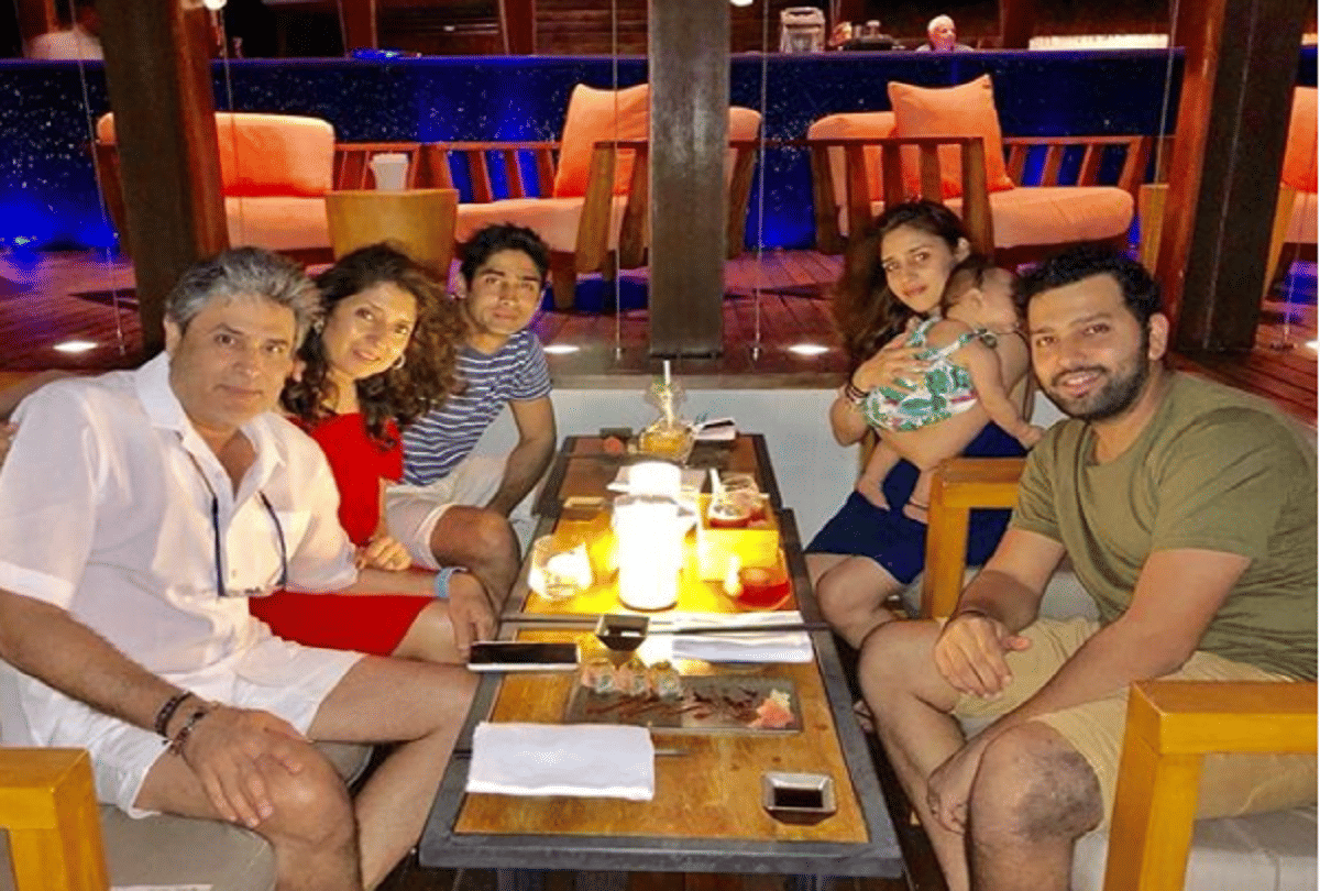 Team India vice captain rohit sharma on holiday in maldives after IPL 2019 win
