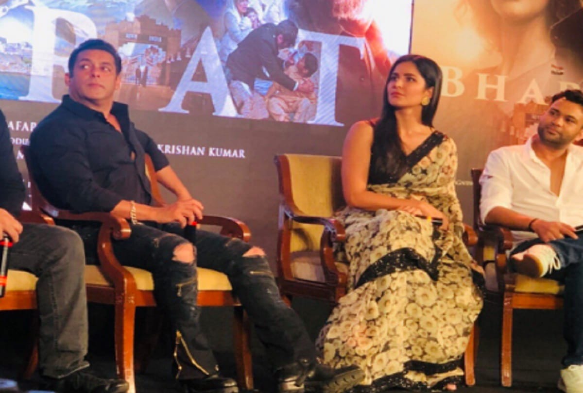 katrina kaif propose to salman khan in a scene of film bharat