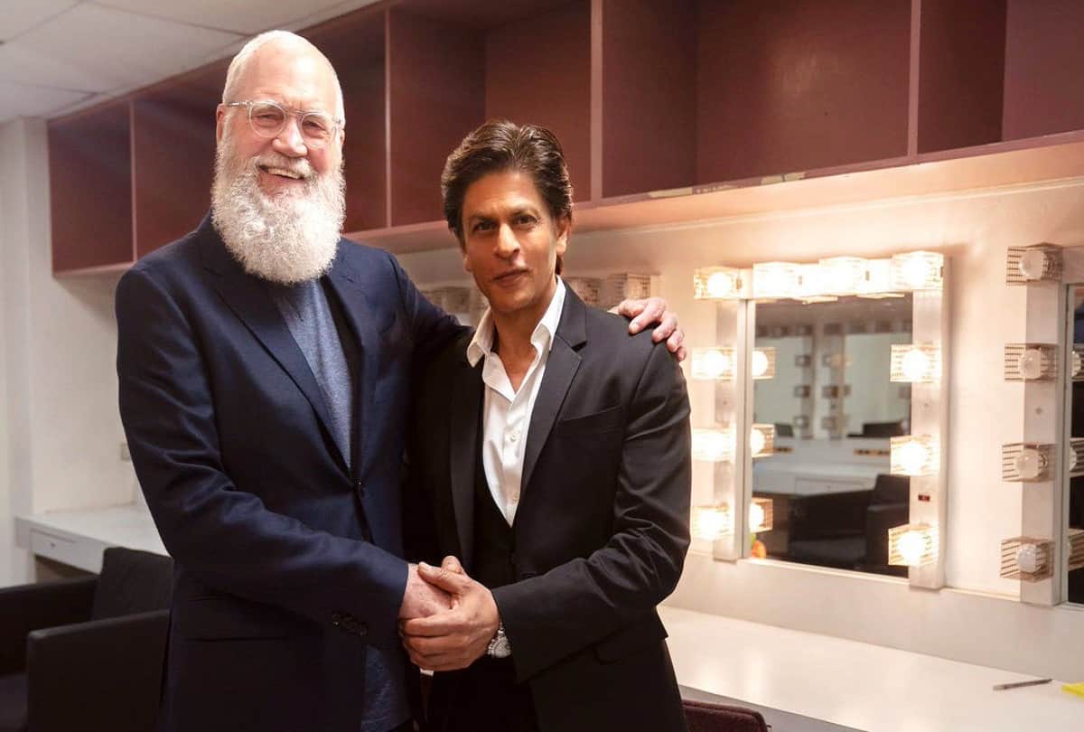 shahrukh khan met David LetterMan in New York