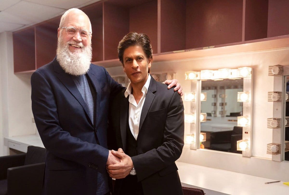 shahrukh khan met David LetterMan in New York