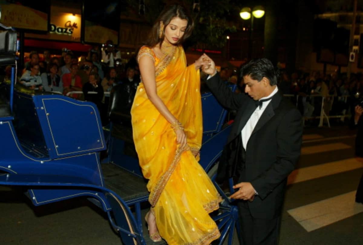 aishwarya rai first time in cannes 2002 for film devdas