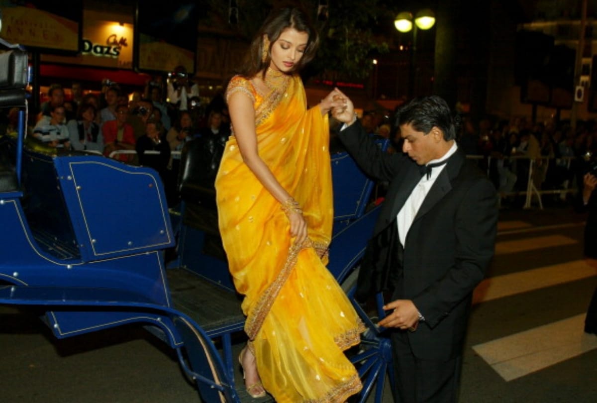 aishwarya rai first time in cannes 2002 for film devdas