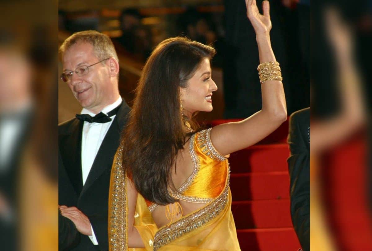 aishwarya rai first time in cannes 2002 for film devdas